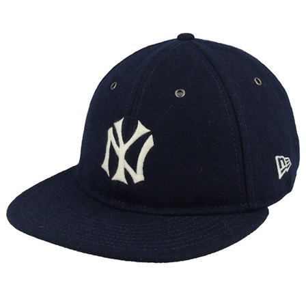 New Era - MLB Azul fitted Boné - New York Yankees Wool 59FIFTY Navy Fitted @ Hatstore