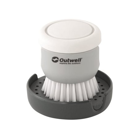 Outwell Kitson Brush W/Soap Dispenser cooking equipment Grey OneSize