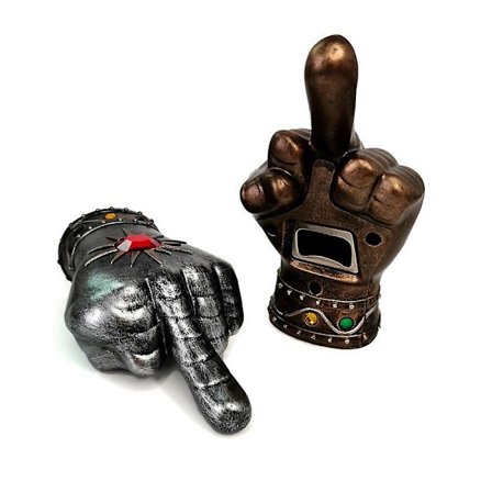 Flasköppnare med Mellanfinger, Handske Knuten Flasköppnare, Personlig Ölflasköppnare