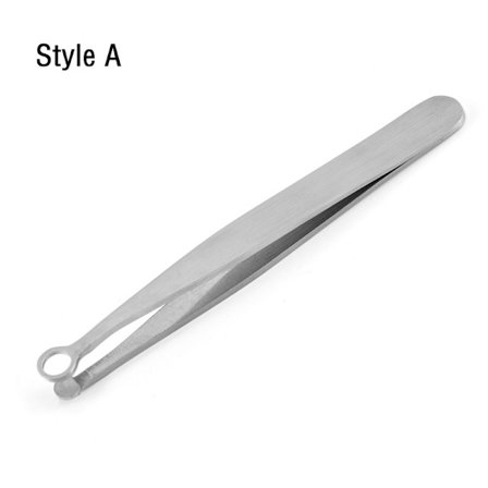 Näshår Trimning Pincett Runda Spets Ögonbryn Plockning Pincett