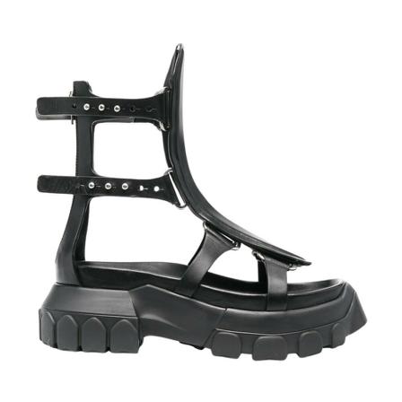 Rick Owens Sandaler svart, Dam, Dam, Storlek: 40 EU