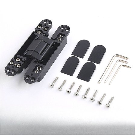 Skjulte Dørhængsler Usynlige Hængsler Indbyggede Hængsler Zink Legering 180 Graders Svinghængsel