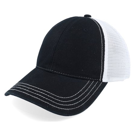 Richardson - Černá trucker Kšiltovka - 111 Split Black/White Trucker @ Hatstore