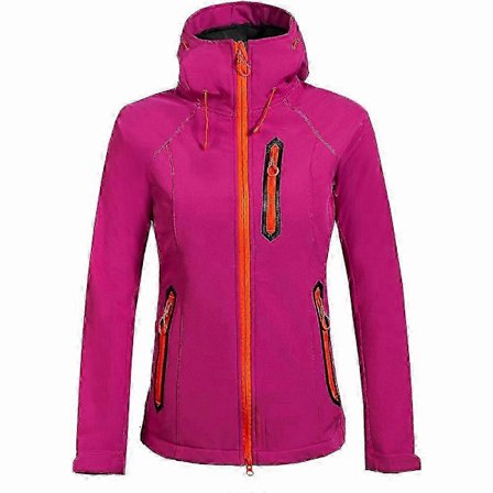 Naisten tuulenpitävä ja vedenpitävä softshell-takki patikointiin ja purjehdukseen - talvinen ulkoilutakki