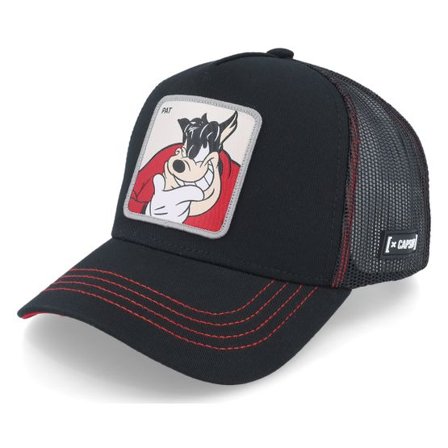 Capslab - Svart trucker Keps - Disney Pat Black Trucker @ Hatstore