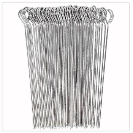 50 kpl Kebab-varras, Grillinvarras, Metalliset Kebab-varras, Ruostumaton Teräs, 20 cm, Kebabille, Grillaukseen