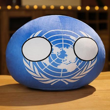 30cm Polenboll Plyschleksak Fylld Mjuk Anime Landboll Plyschkudde Barnpresent United ball