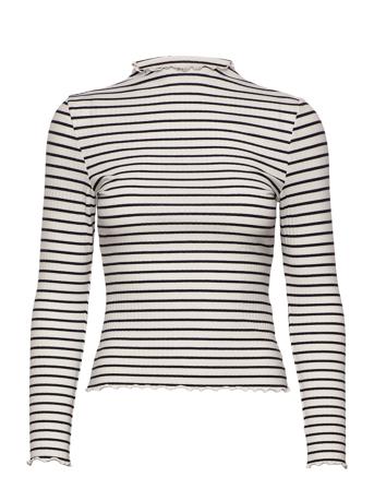Onlemma Ls High Neck Stripe Top Jrs Patterned ONLY
