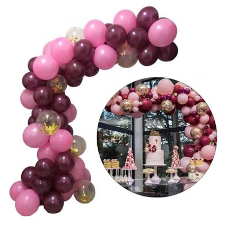 Balloon Arch Pink Purple - Täydellinen ilmapallo Girlang 5m