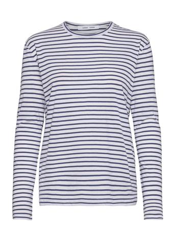 Nobil T-Shirt Ls St 205 Langærmet T-shirt Blå Samsøe Samsøe