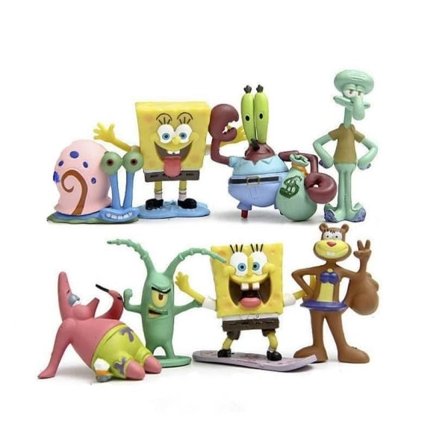 SpongeBob Fyrkant 8 st/set
