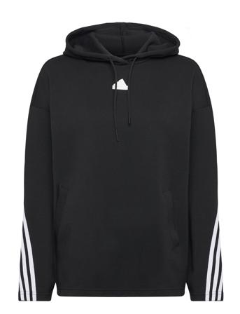 Future Icons 3-Stripes Hoodie Hettegenser Genser Svart Adidas Sportswear*Betinget Tilbud