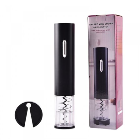 Elektrisk vinöppnare, automatisk elektrisk vinflaskekorkskruvsöppnare med foliekutter, uppladdningsbar