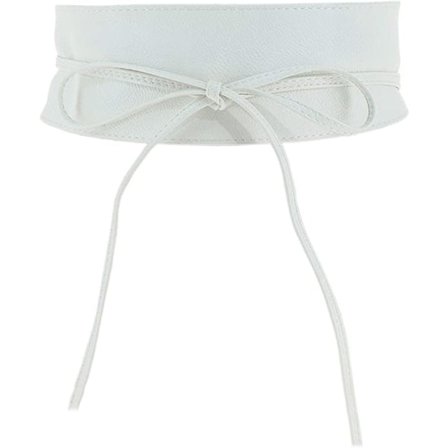 Kvindernes Obi Bælte, Bredt Obi Bælte, Polyurethan Læderette, Høj