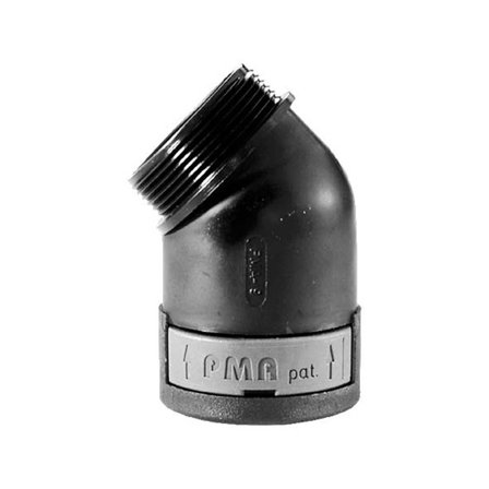 Rutab 1470123 Vinkelforskruing polyamid 6 23 mm, M25x1,5, Installasjonsmaterial