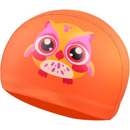 Orange Owl Kids Dusjhette - Vanntett Dusjhette for Barn, Hårbeskyttelse