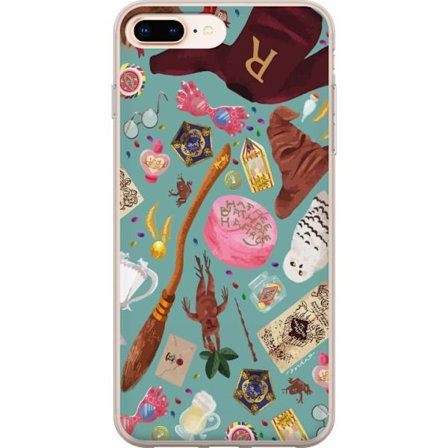 Yhteensopiva Puhelinkuori Apple Apple iPhone 7 Plus Maaginen kuvaus velhon sauva, hatun ja mielikuvituksellisten esineiden kanssa leikkisässä satuma