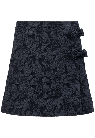 French Connection Sharon Jacquard Mini Skirt Kjolar Dam Svart XL