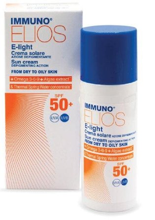 Immuno Elios Cream E-light Spf50+ Lightening 40 ml