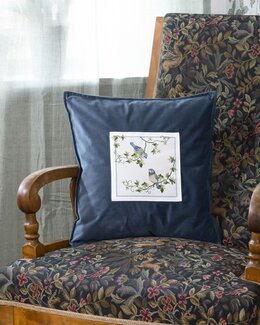 Stickpackung Stickerei Blaumeisen