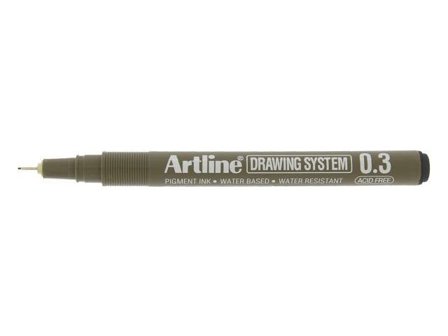 ARTLINE Fineliner EK233 0.3mm svart - Lyreco - Kontorsmaterial - Pennor - Finelinerpennor
