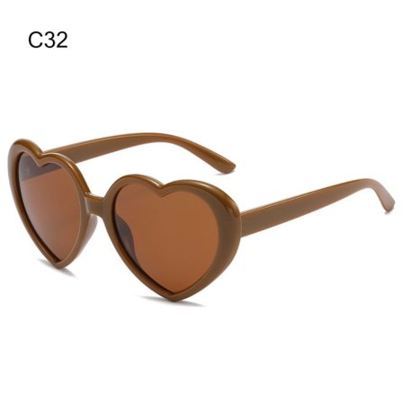 Polariserede hjertesolbriller Hjerteformede solbriller C32 C32
