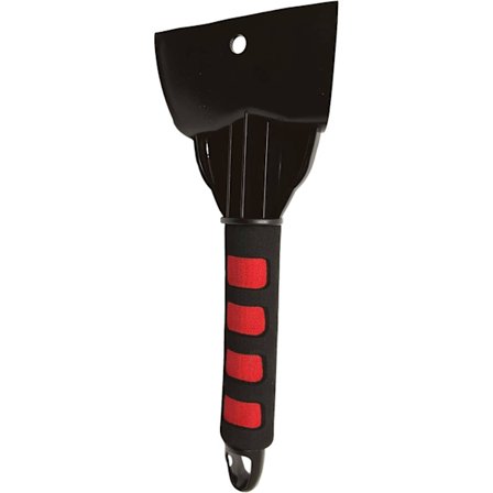 Isskraber til Bil, SUV og Varevogn, Robust Frostskraber til Afrimning af Bilruder og Vinduer, Ideel til Vinter mod Is og Sne - Rød/Blå