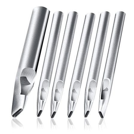 6 stk. ovale læderhulsæt, ovalt læderhulsæt, læderhul, Flat-WELLNGS