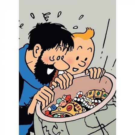 Tintin - Plastficka A4 - Enhörningens hemlighet 3