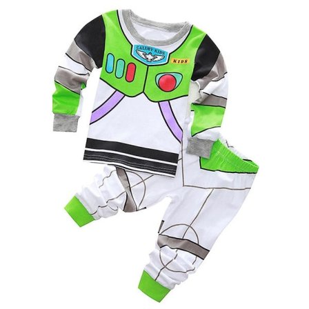 Toy Story Buzz Lightyear Woody Lapset Poikien Pyjamasetti Yöpuvut Unipuvut Asut Buzz Light Year 5-6 Vuotta