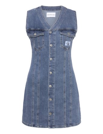 Calvin Klein Jeans | Sleeveless Denim Dress | XS
