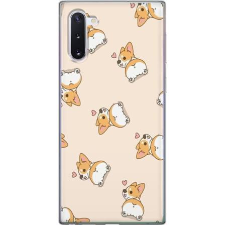 Samsung Galaxy Note10 Gennemsigtig cover Sød Hund