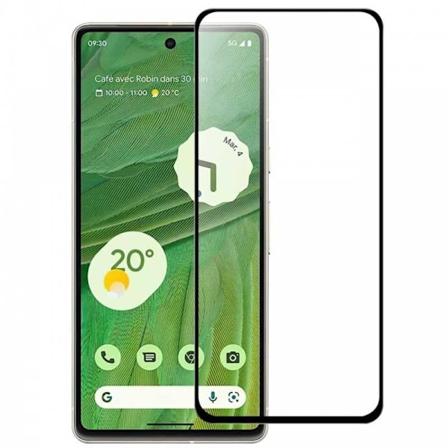 2-PAKK Google Pixel 7A FullFrame 0,26mm 2,5D 9H herdet glass Transparent