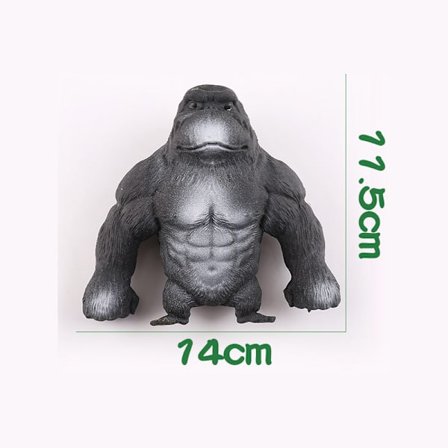 Gorilla Elastisk Svamp Blød Abe Gorilla Dekompression Legetøj Udluftningsdukke