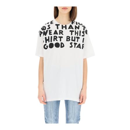 Maison Margiela T-Shirts vit, Dam, Dam, Storlek: S