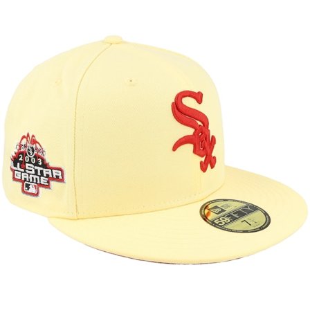 New Era - MLB Yellow fitted Czapka Z Daszkiem - Chicago White Sox Launch 59FIFTY Palet Yellow Fitted @ Hatstore