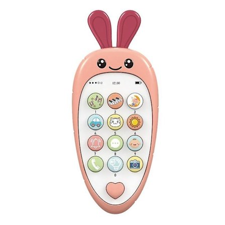 Baby Phone Toys Bilingual Telephone Teether Music Voice Toy Early Educational Learning Machine Electronic Children Gift Baby Toy