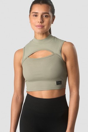 ICANIWILL - Shourai Cropped Tank Top Wmn Light Sea Green- Tanks - Dames - sportkleding van ICIW