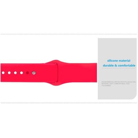 Apple Watch 42mm - Älykäs silikoniranneke LEMAN (alkuperäinen) Mörkgrå M