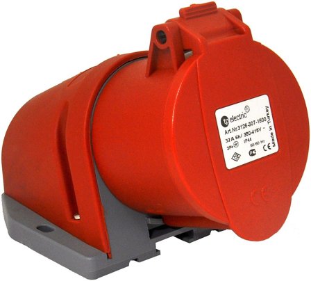 Malmbergs Stikkontakt 32A 3pol+J 400V