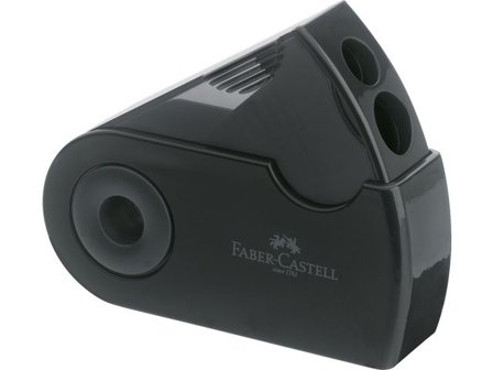 Faber-Castell Pennvässare Sleeve Dubbel Svart - Lyreco - Skola och förskola - Pennor och tillbehör - Pennvässare