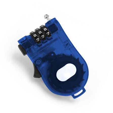 1m kabel låse Retractable kombination kabel lås Retractable kabel kode lås