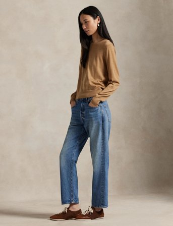 Polo Ralph Lauren Wool Crewneck Sweater - Beige - M