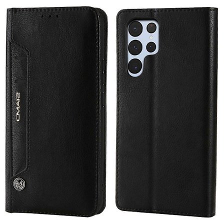 CMAI2 Kompatibel med Samsung Kompatibel med Galaxy S24 Ultra Deksel Anti-fall Lær Stativ Lommebok Mobiltelefondeksel