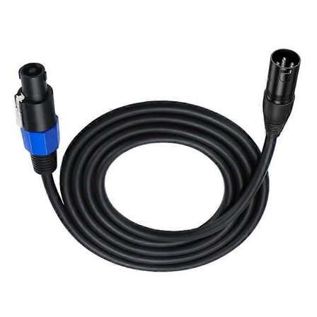 Speakon Hane till XLR 3Pin Hane Högtalarkabel Förlängningskabel med Twist Lock 2025th