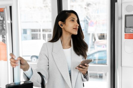 Logitech Zone True Wireless - True wireless-hodetelefoner med mikrofon