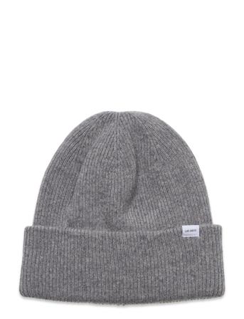 Wayne Recycled Wool Beanie Accessories Headwear Beanies Grå Les Deux