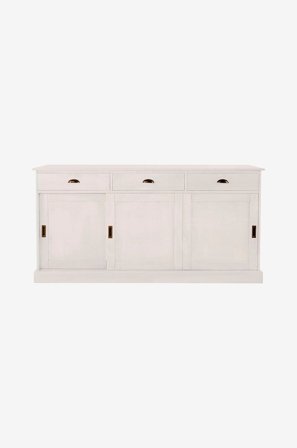 Loft24 - Sideboard med 3 dörrar 3 lådor Harry - Vit - Byråar - Från Homeroom