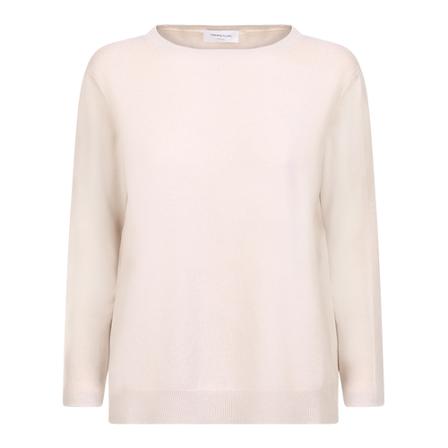 Fabiana Filippi Cashmere blend pullover , Beige , Dames , Maat: M Truien & Vesten