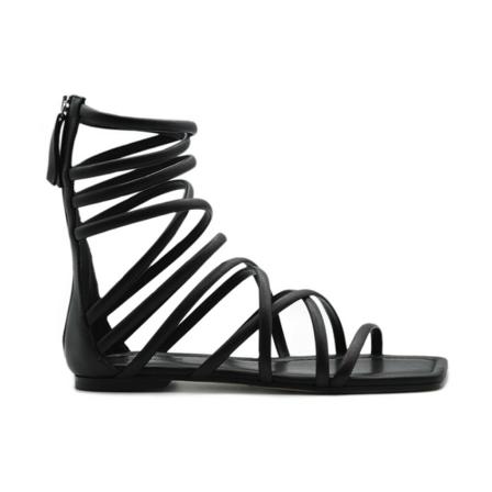 Vic Matié, Sandals Zwart, Dames, Maat:36 EU
